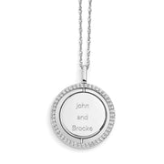 Engravable Spin Necklace