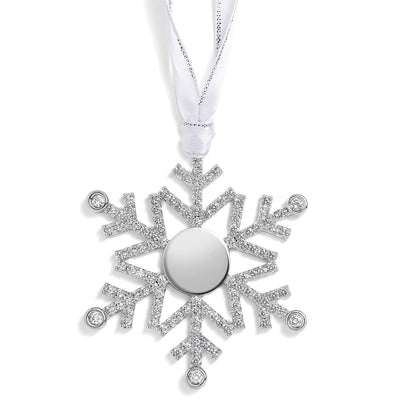 Engravable Snowflake Ornament