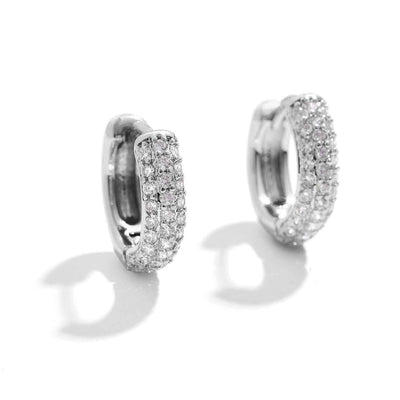 Petite Round Huggie Earring