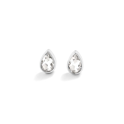 Teardrop Crystal Stud Earrings