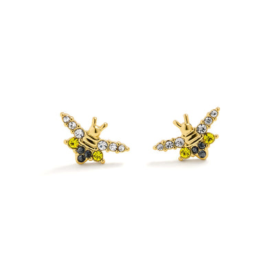 Pavé Bee Stud Earrings