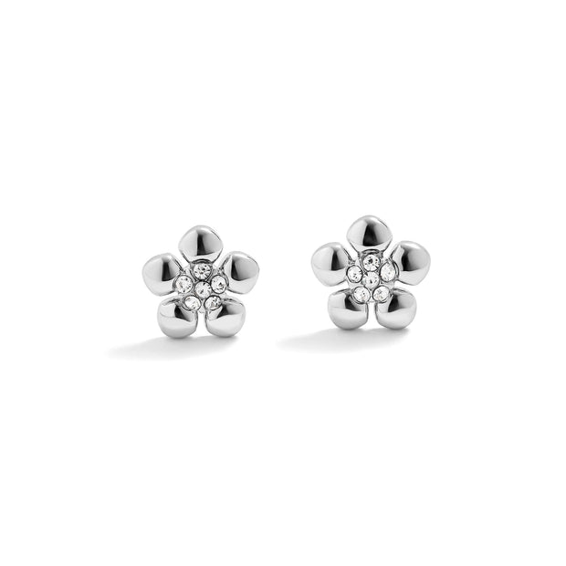 Metal Flower Stud Earrings