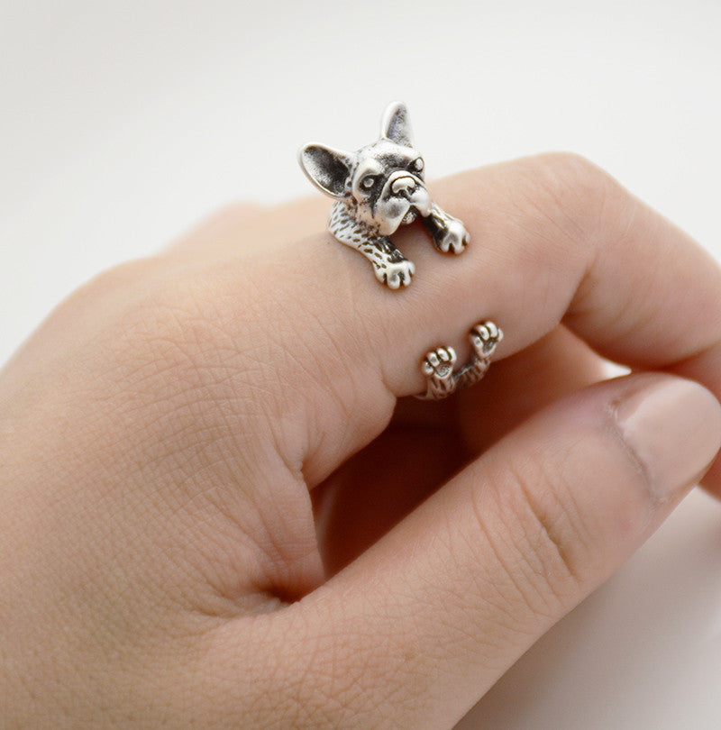 French Bulldog Ring, Silver Bulldog Ring, Bulldog Ring, Dog Ring, Dog Jewelry, Pet Jewelry, Pet Ring, Animal top Jewelry, French Bulldog Lover