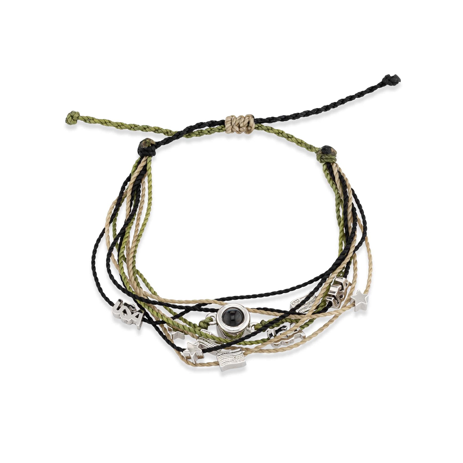 Custom Circle Charm Milanese Chain Bracelet in Rose Gold - Talisa