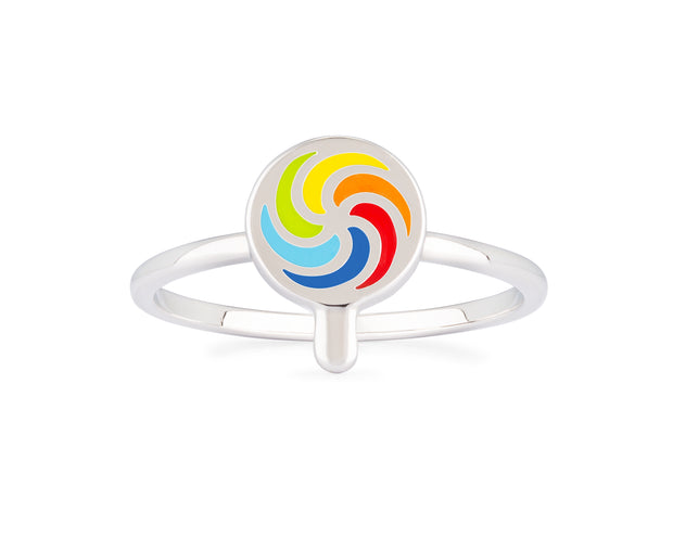 Enamel Lollipop Ring